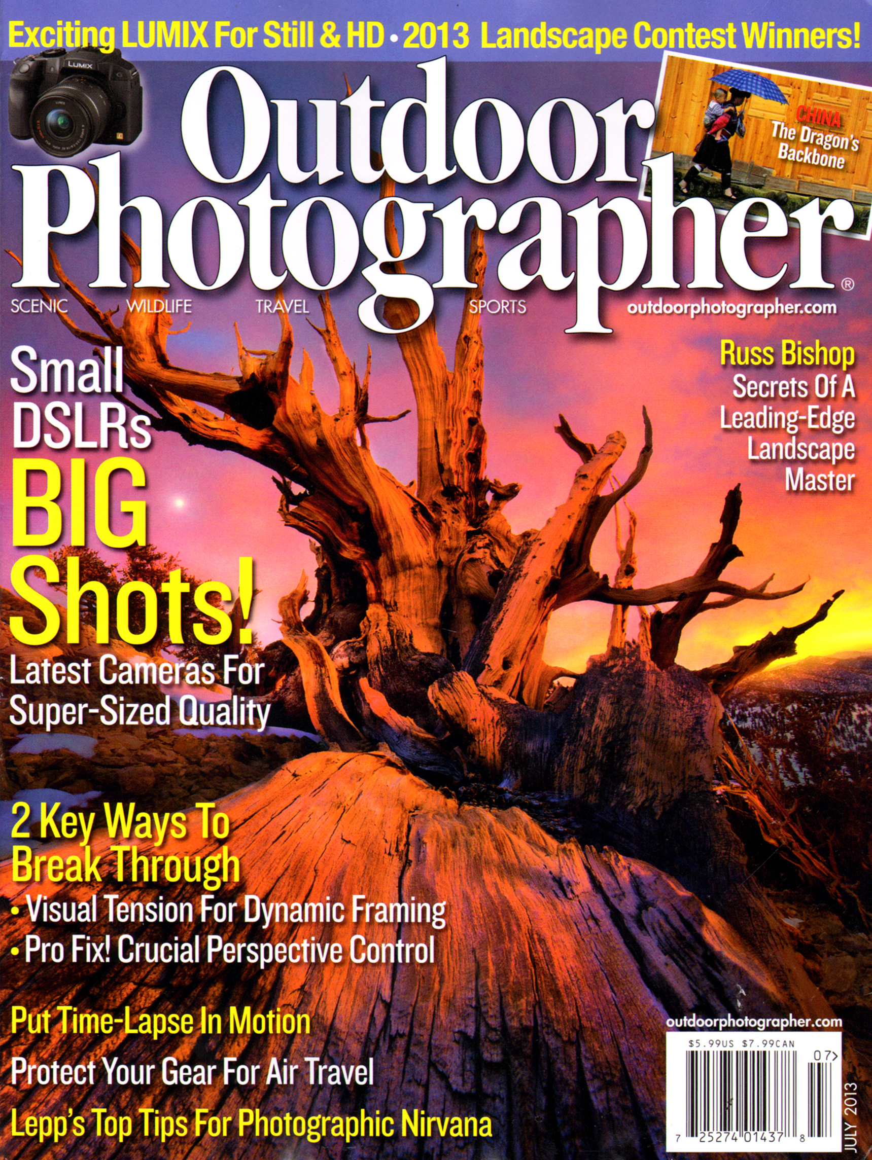 outdoor-photographer July 01, 2013 Issue Cover