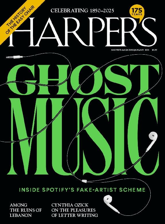 Harpers January 01, 2025 Issue Cover