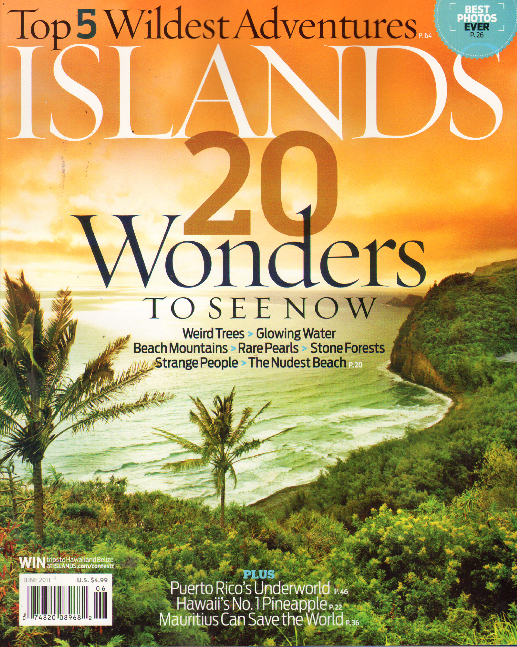 Islands June 01, 2011 Issue Cover