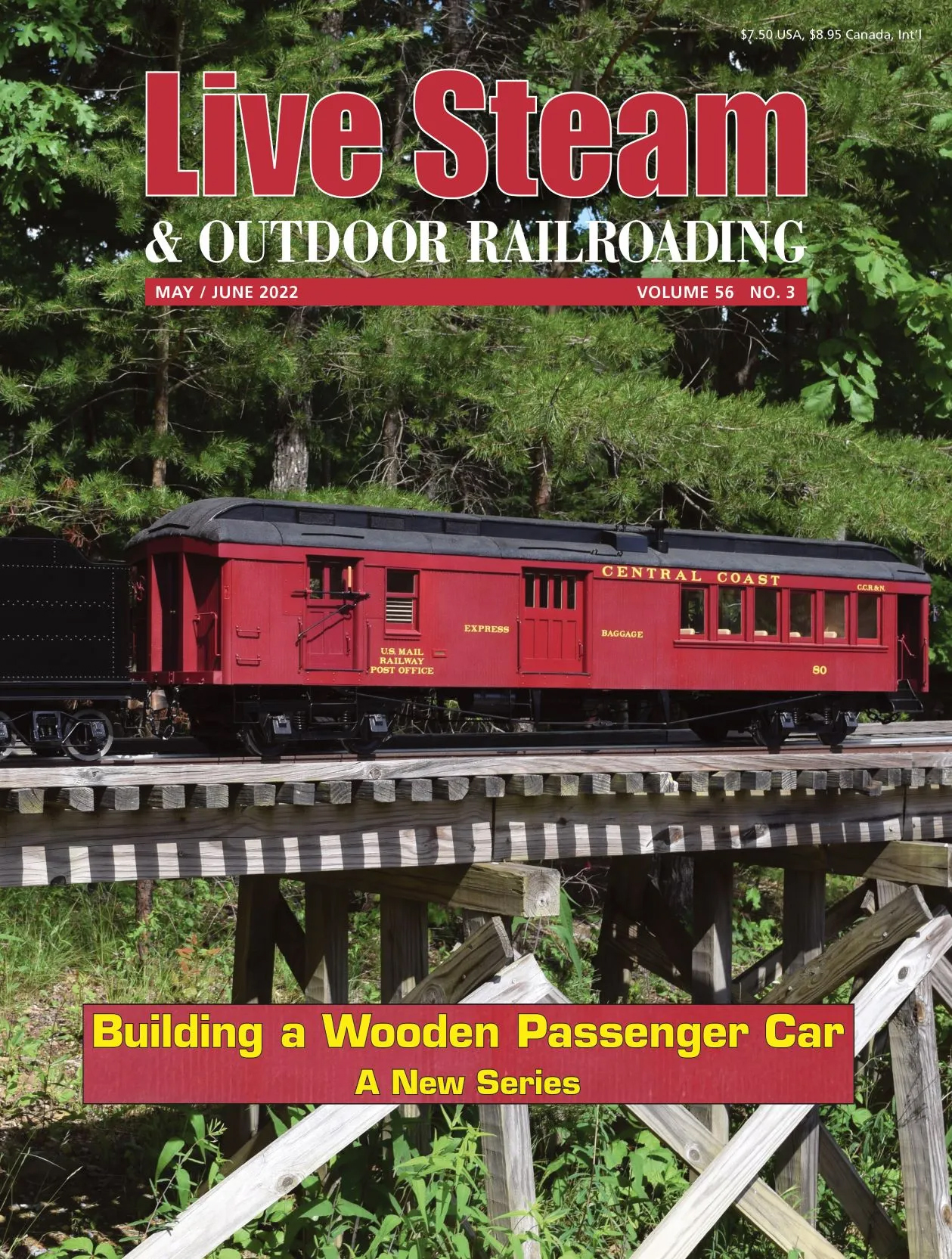 Live-Steam-and-Railroading May 01, 2022 Issue Cover