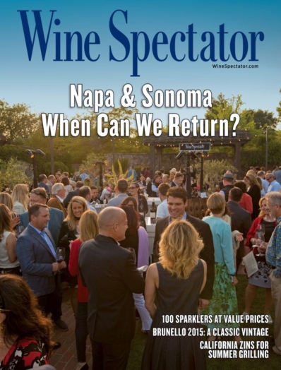Wine Spectator June 15, 2020 Issue Cover
