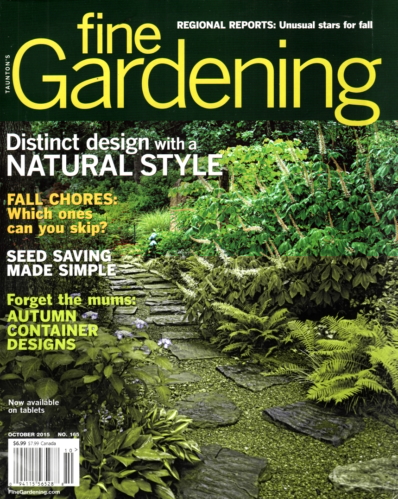 Fine Gardening October 01, 2015 Issue Cover