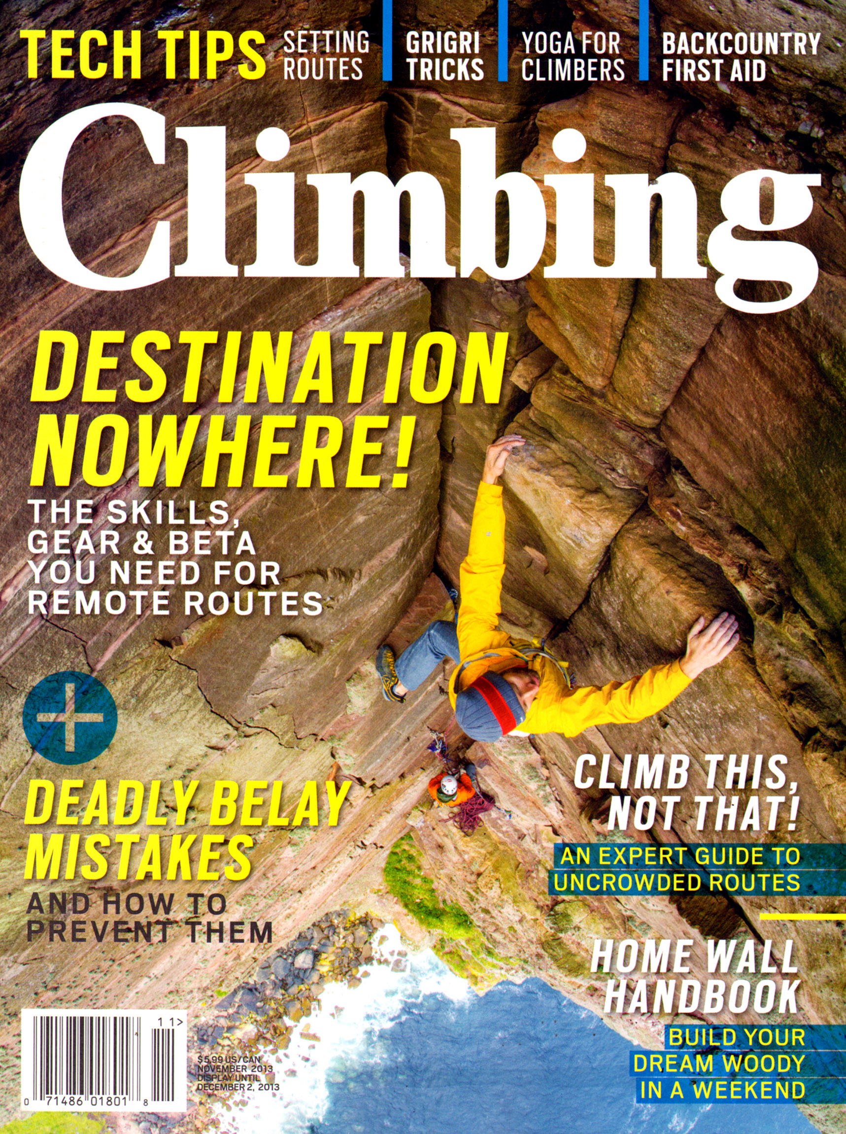 Climbing-Magazine November 01, 2013 Issue Cover