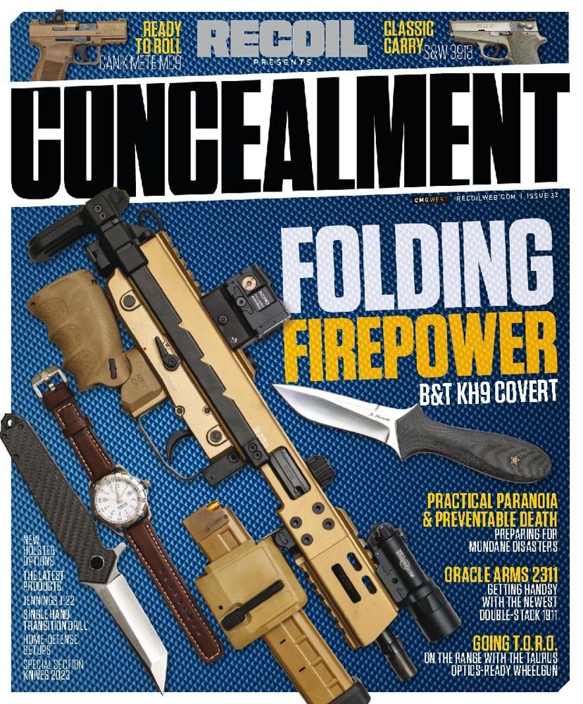 Recoil-Concealment March 01, 2023 Issue Cover