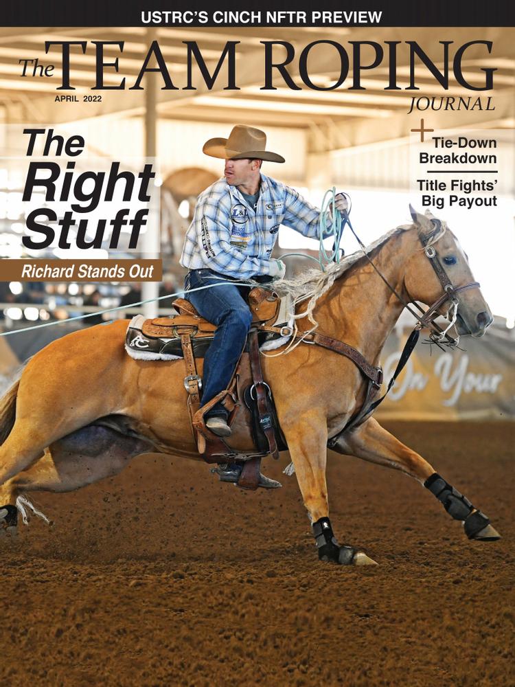 The-Team-Roping-Journal April 01, 2022 Issue Cover