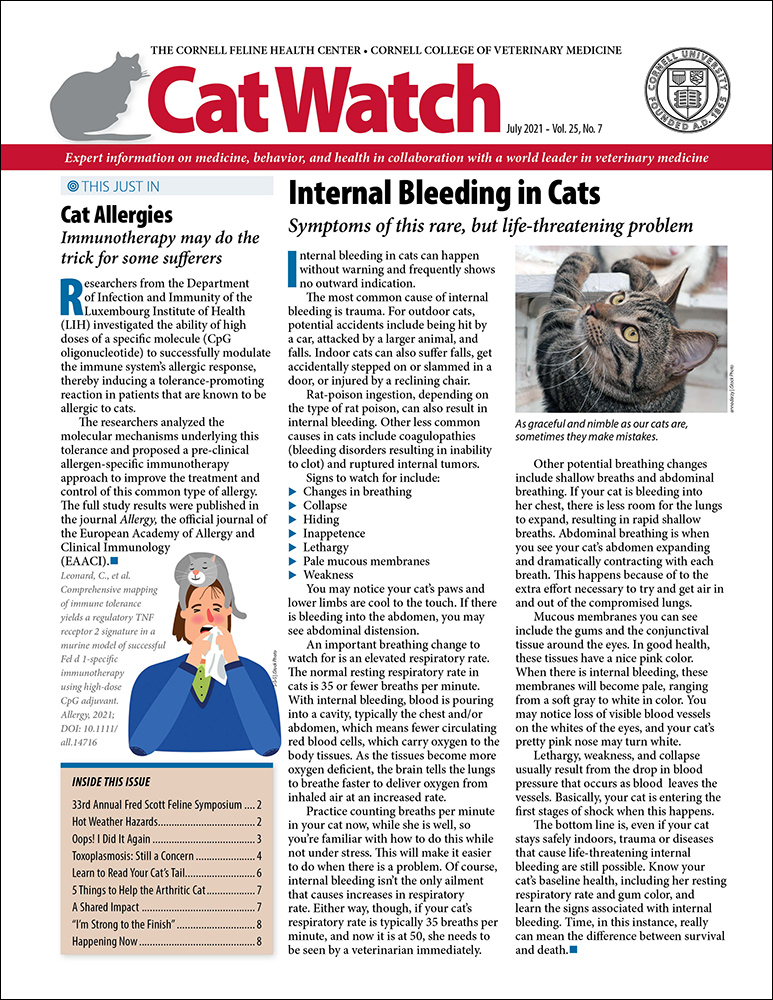 Catwatch July 01, 2021 Issue Cover