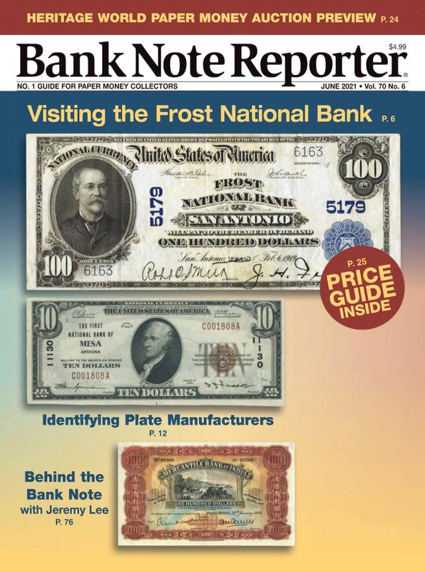 Bank-Note-Reporter June 01, 2021 Issue Cover
