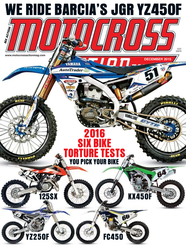 Motocross-Action December 01, 2015 Issue Cover