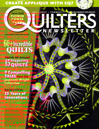 Quilter's Newsletter February 01, 2013 Issue Cover