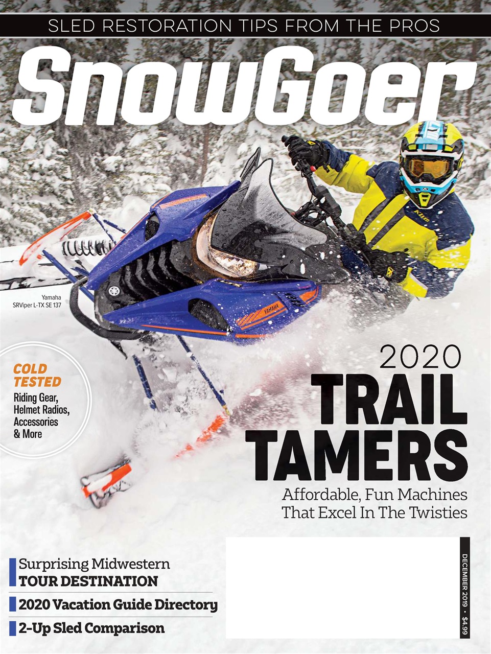 Snow-Goer December 01, 2019 Issue Cover