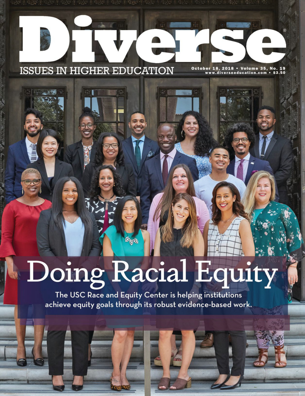 Diverse-Issues-In-Higher-Education October 18, 2018 Issue Cover