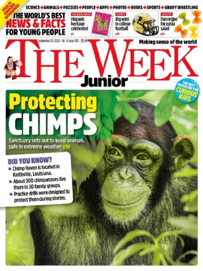The Week Junior September 29, 2023 Issue Cover