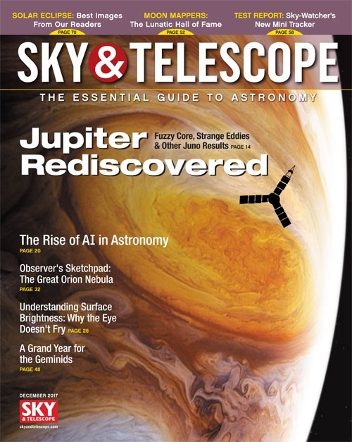 Sky-and-Telescope December 01, 2017 Issue Cover