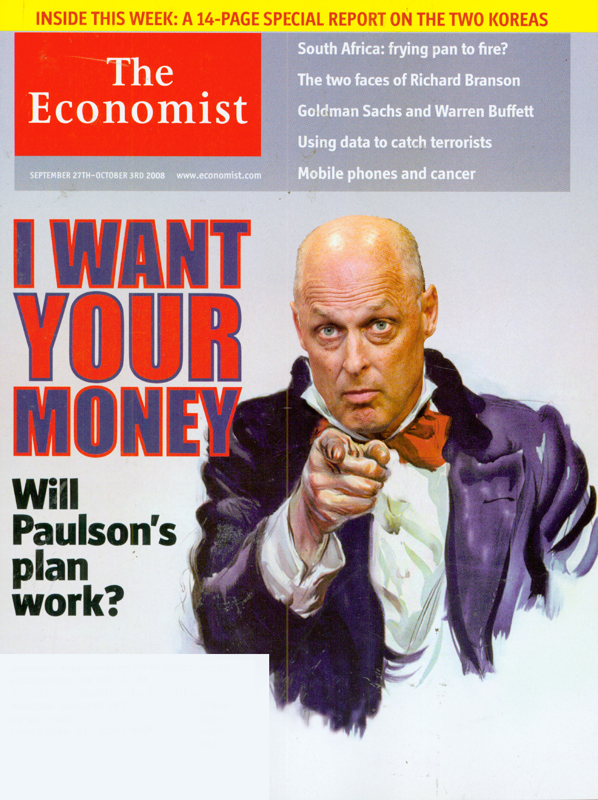The-Economist September 27, 2008 Issue Cover