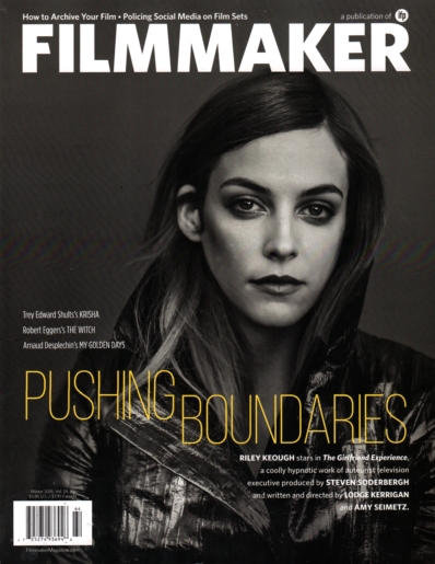 Filmmaker: The Magazine Of Independent Film January 01, 2016 Issue Cover