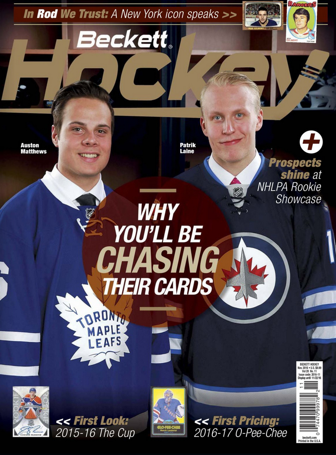 Beckett-Hockey November 01, 2016 Issue Cover