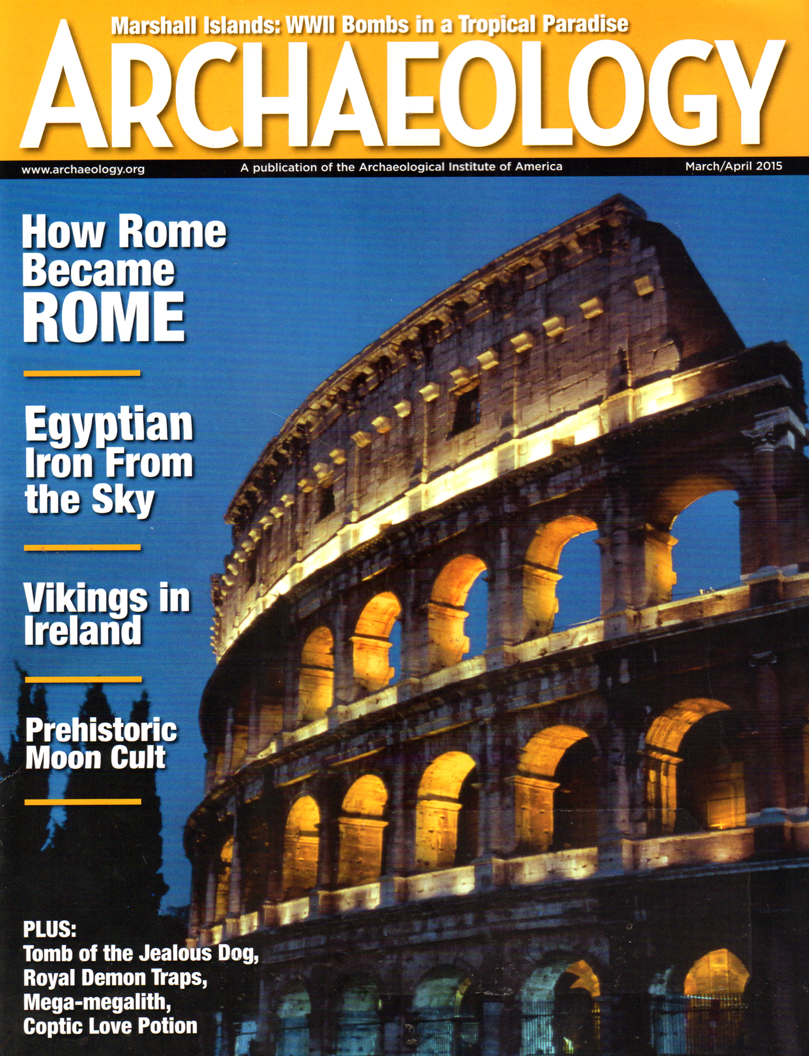 Archaeology March 01, 2015 Issue Cover