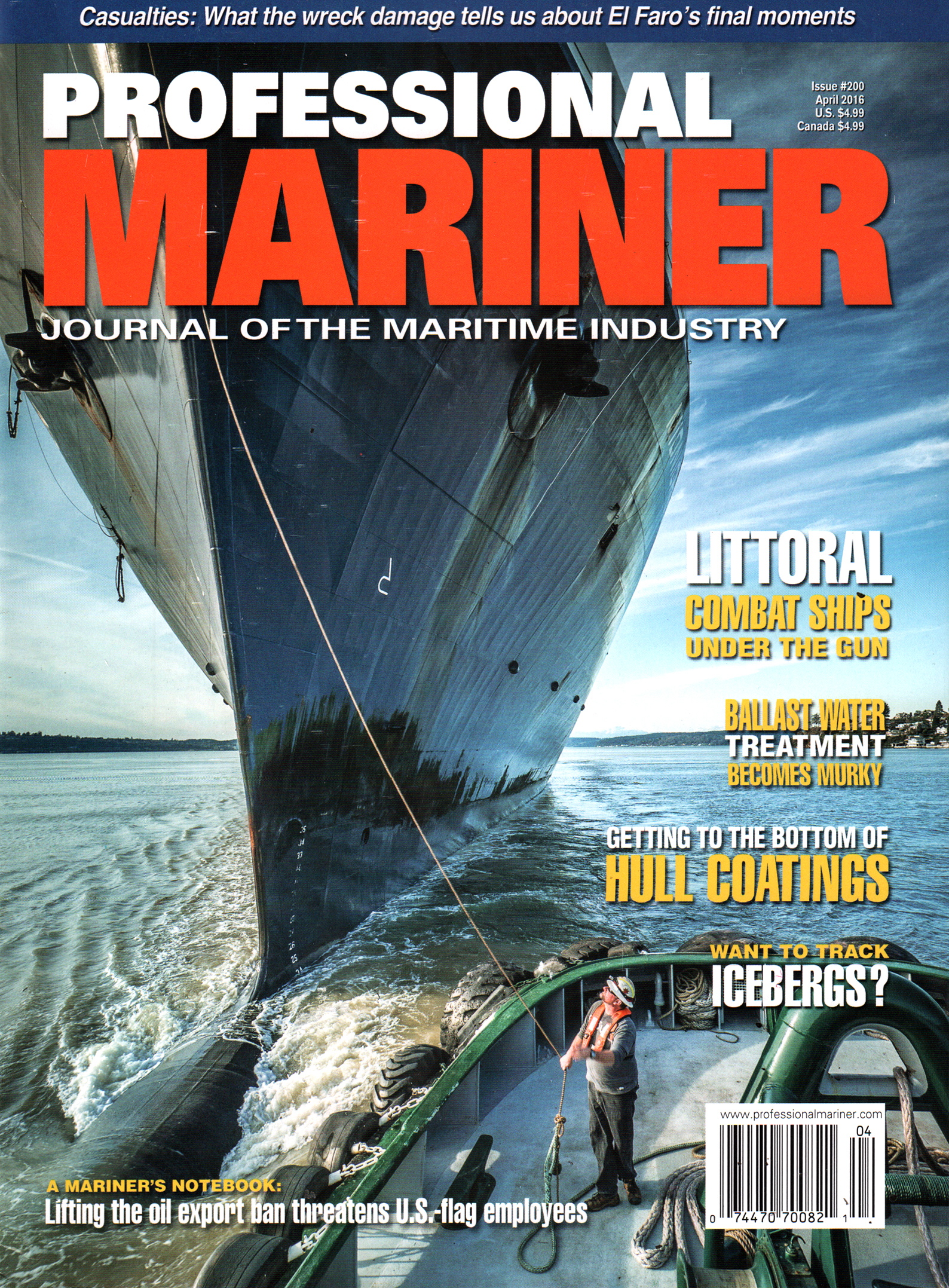 Professional-Mariner April 01, 2016 Issue Cover