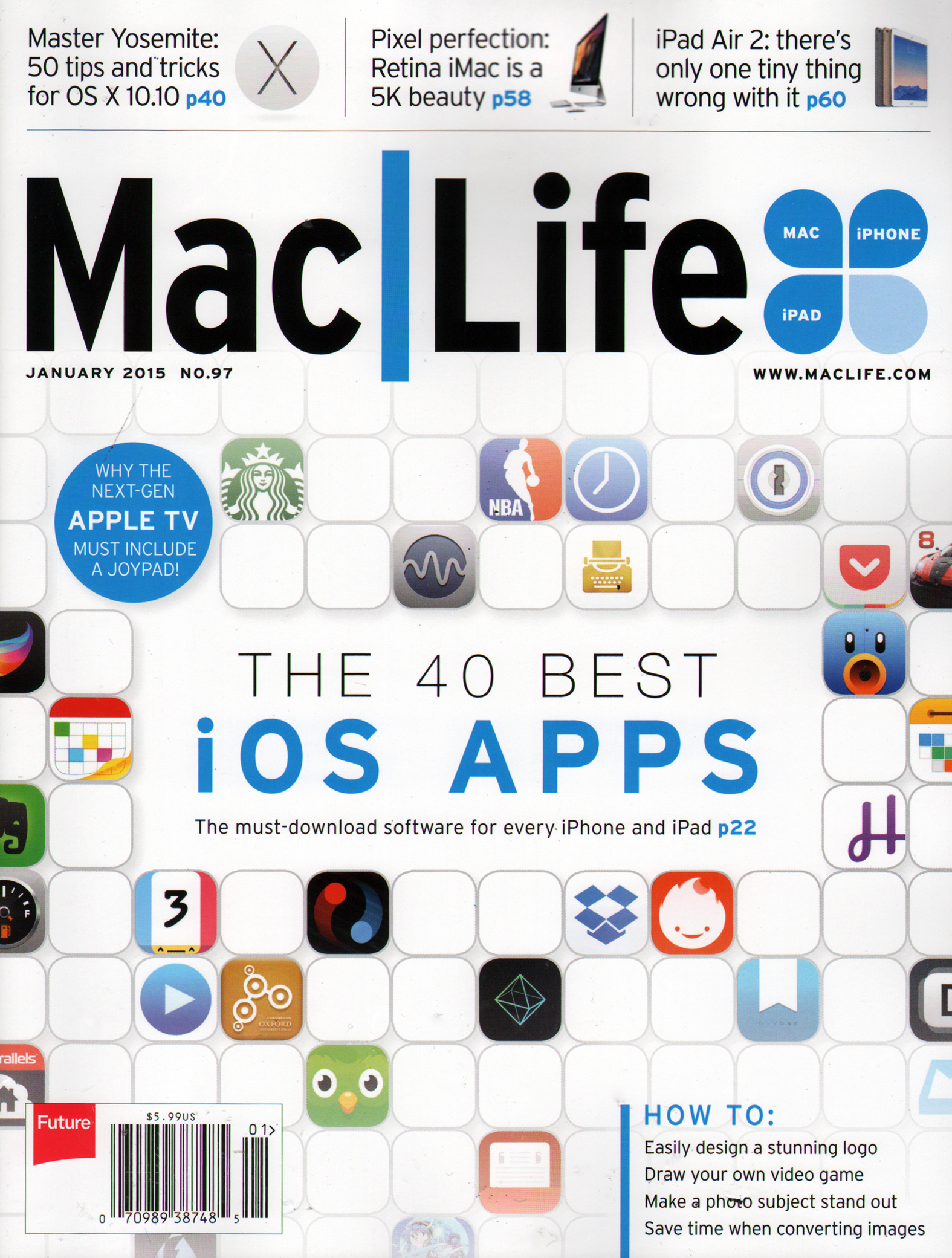 Mac-|-Life January 01, 2015 Issue Cover