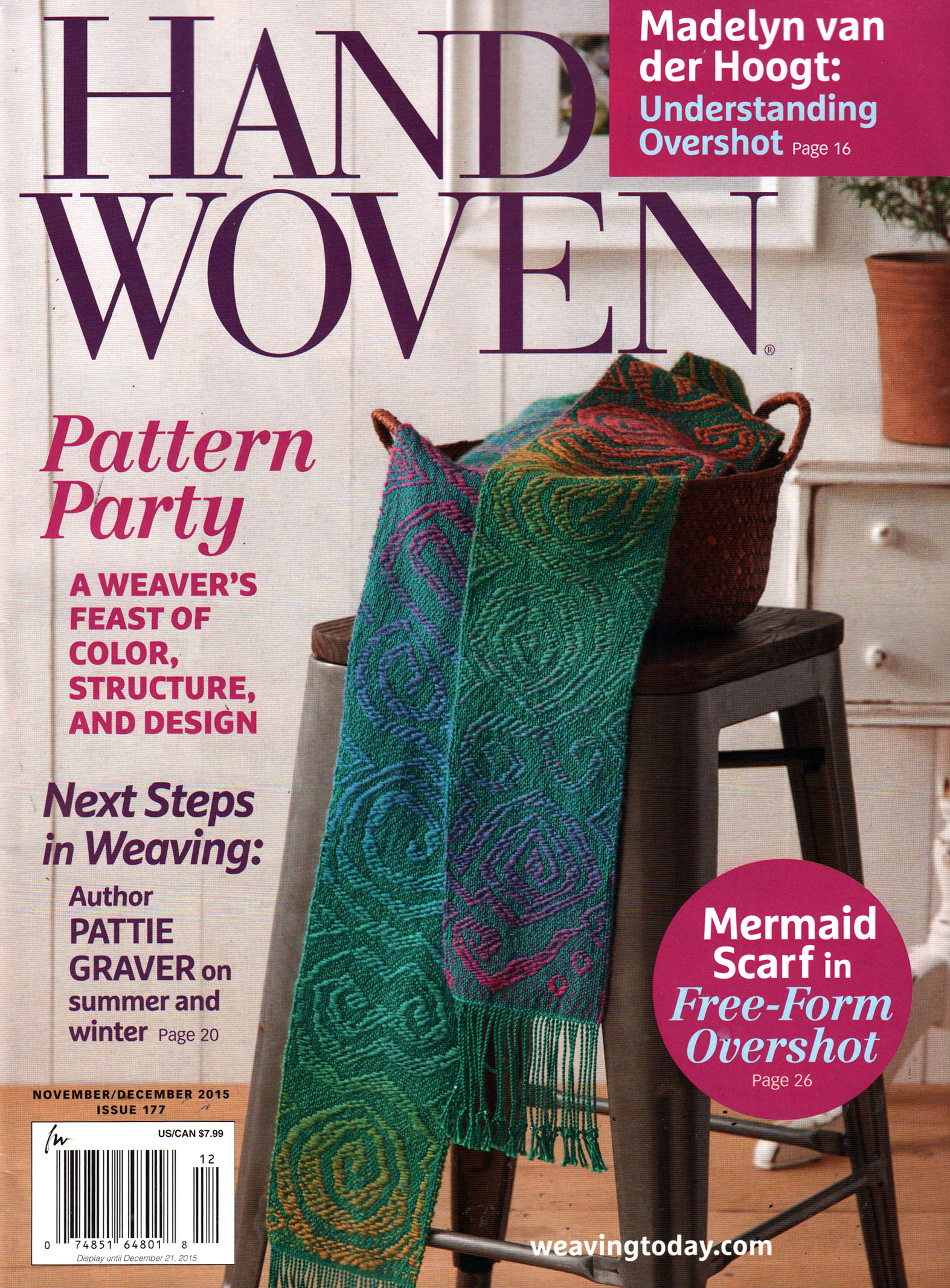 Handwoven November 01, 2015 Issue Cover