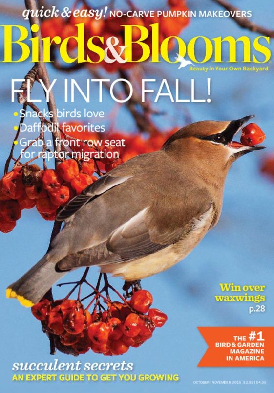 Birds-and-Blooms October 01, 2016 Issue Cover