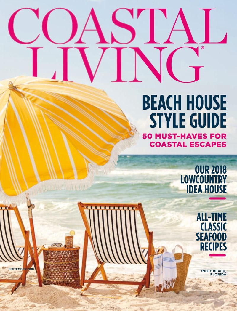 Coastal-Living September 01, 2018 Issue Cover