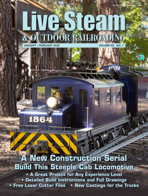 Live Steam & Railroading January 01, 2026 Issue Cover
