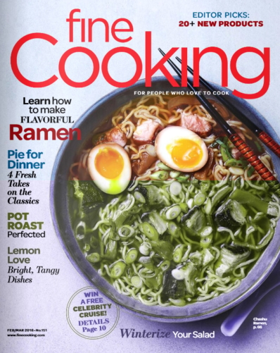 Fine Cooking February 01, 2018 Issue Cover