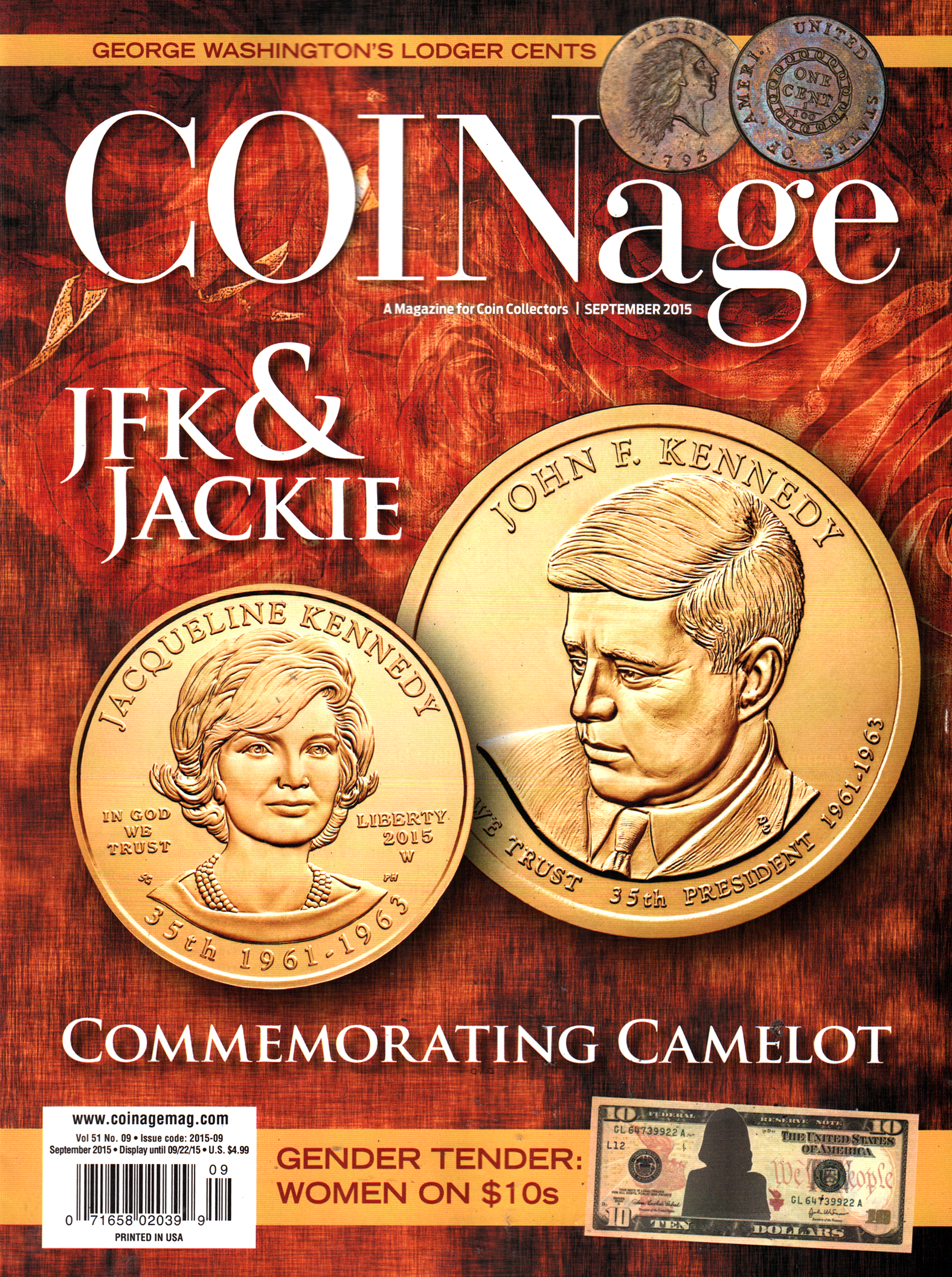 Coinage September 01, 2015 Issue Cover