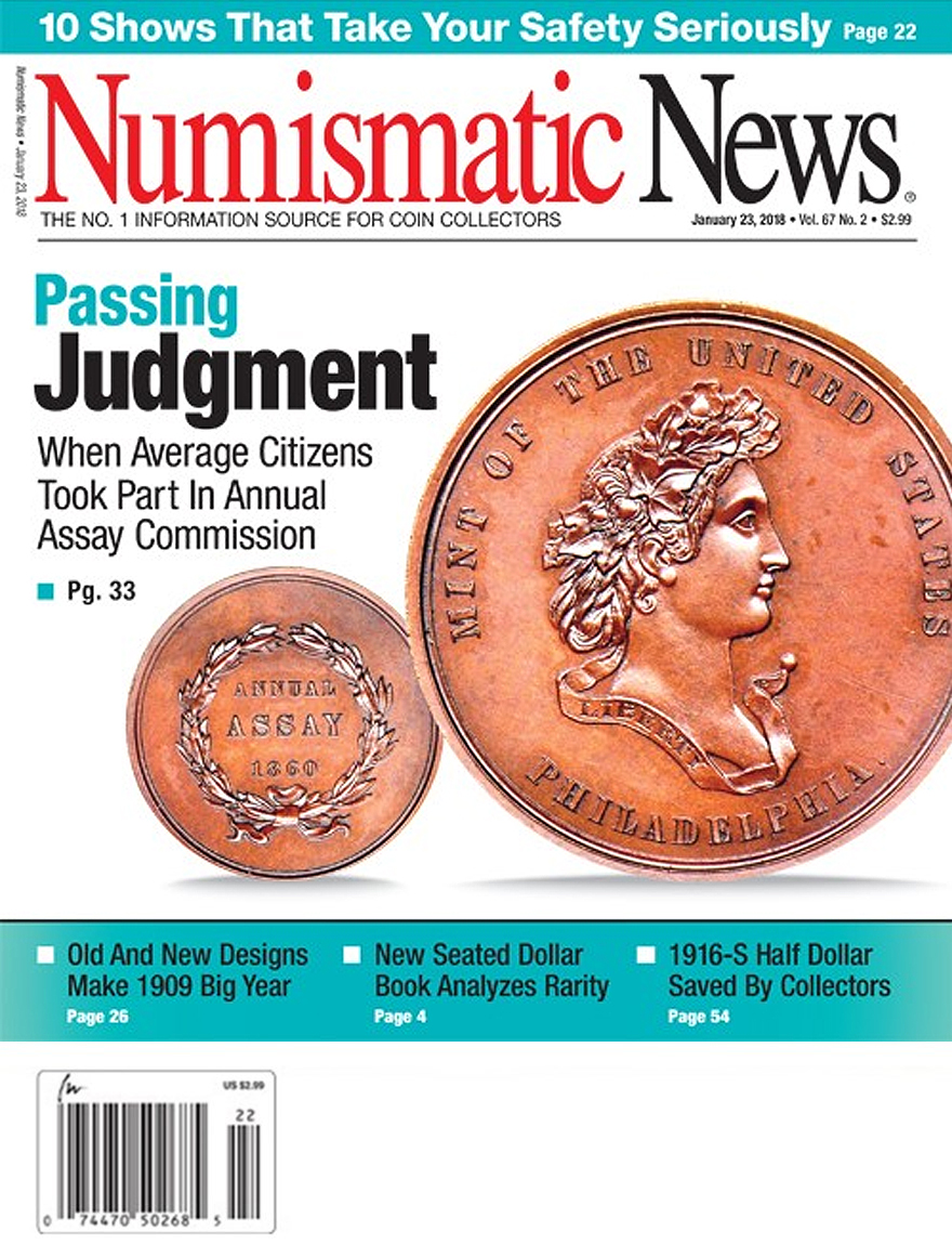 Numismatic-News January 23, 2018 Issue Cover