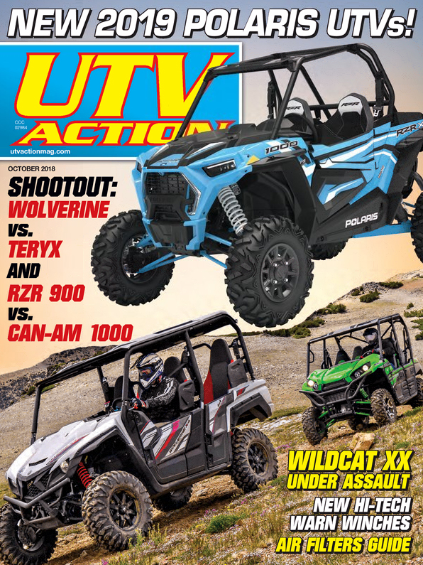UTV-Action October 01, 2018 Issue Cover