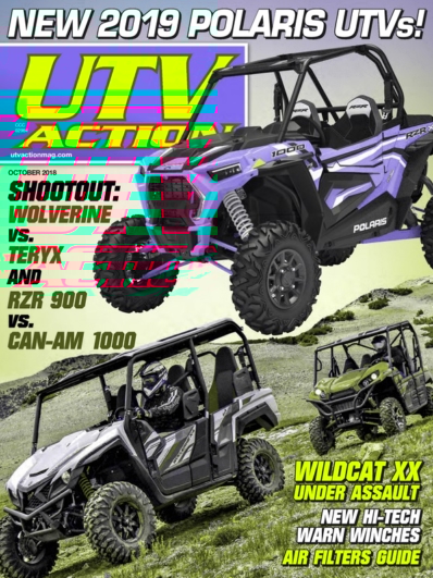 UTV Action October 01, 2018 Issue Cover
