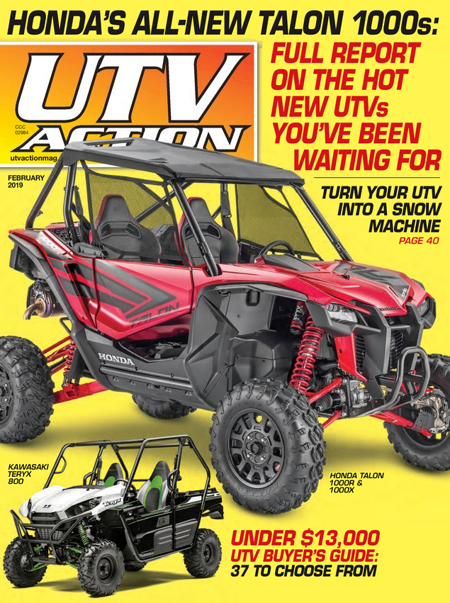 UTV-Action February 01, 2019 Issue Cover