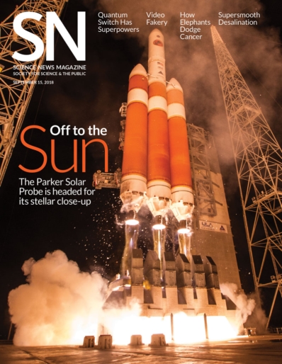 Science News September 15, 2018 Issue Cover