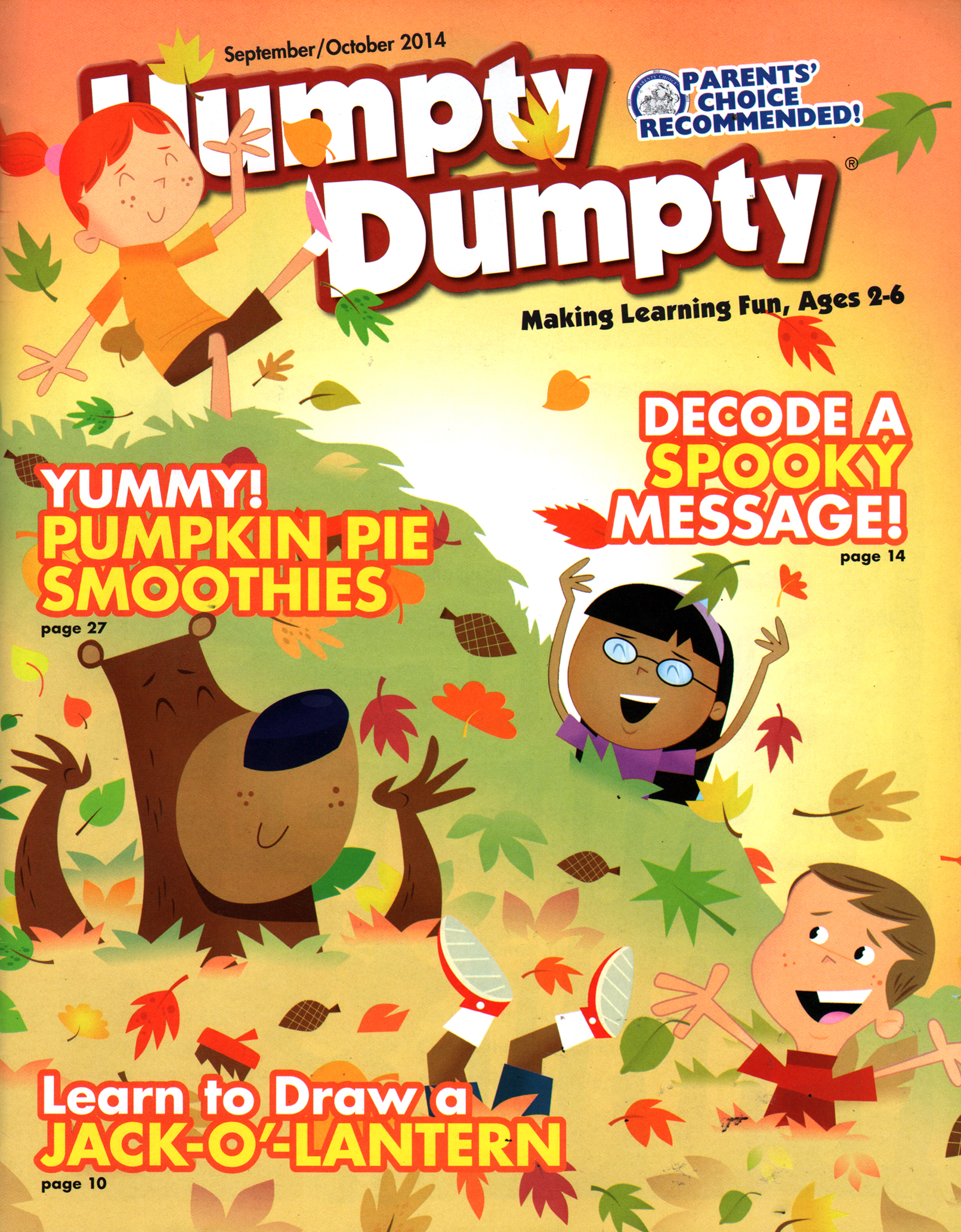Humpty-Dumpty September 01, 2014 Issue Cover