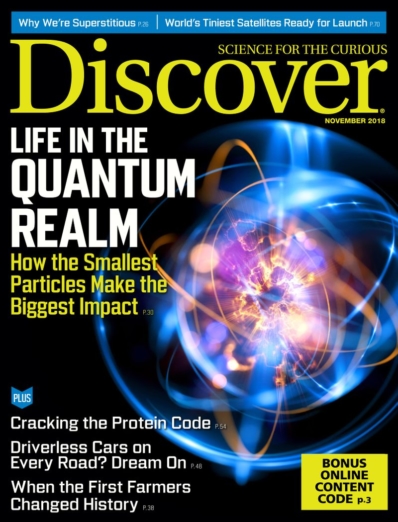 Discover November 01, 2018 Issue Cover