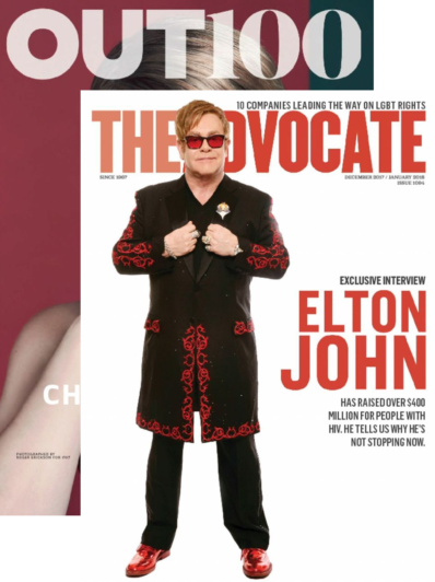 Out & The Advocate Edition December 01, 2017 Issue Cover