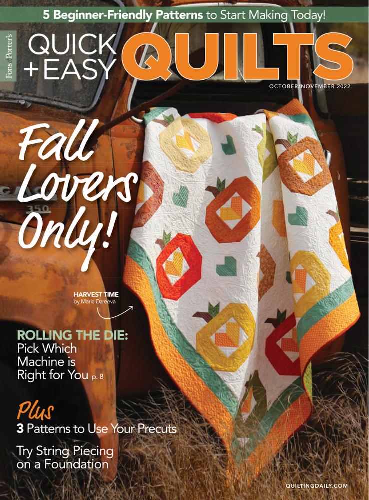 Quick-and-Easy-Quilts October 01, 2022 Issue Cover