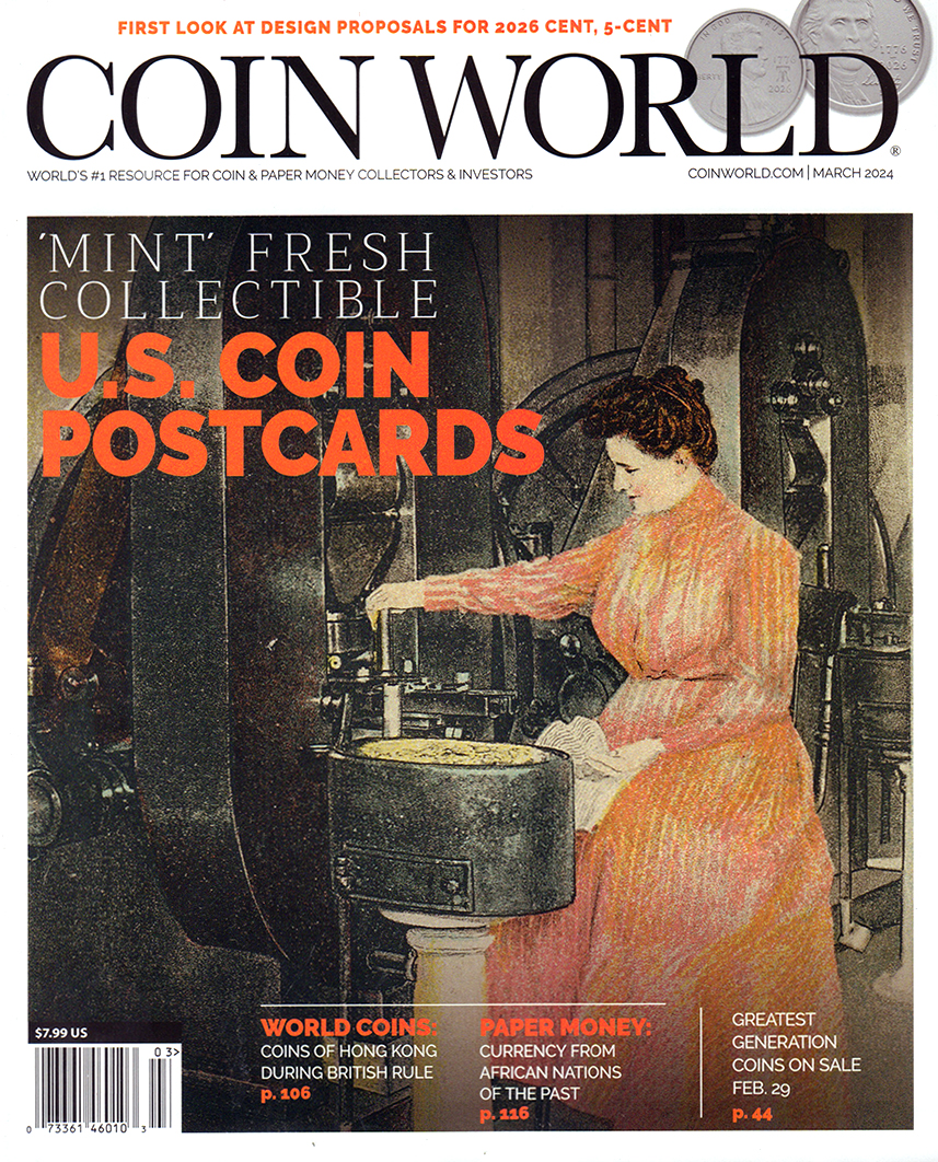 Coin-World-Weekly March 01, 2024 Issue Cover