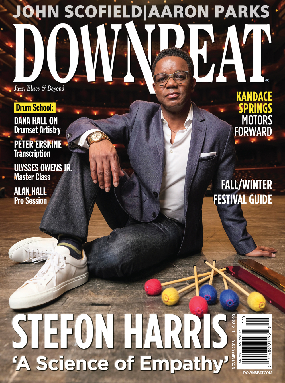 downbeat November 01, 2018 Issue Cover