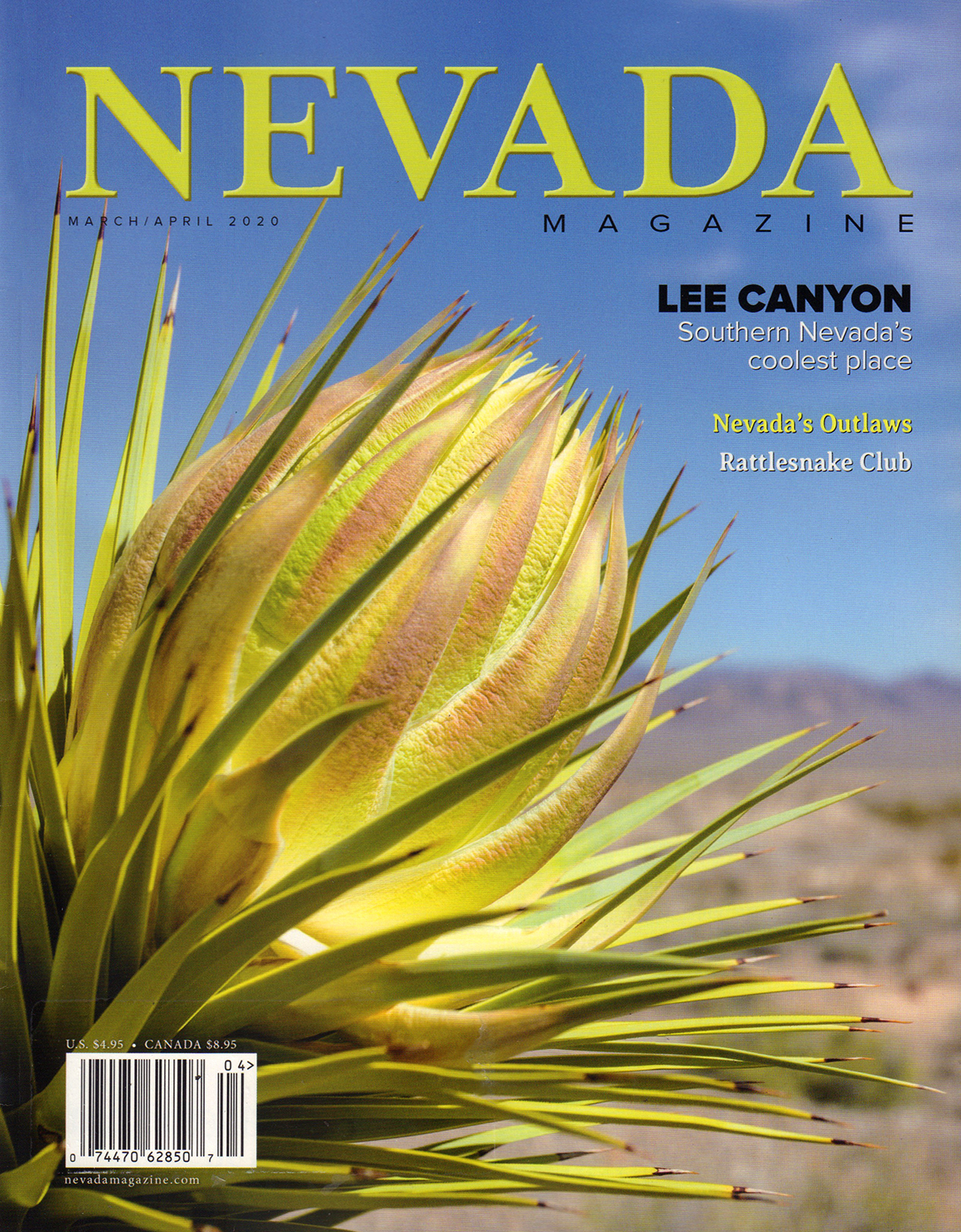 Nevada-Magazine March 01, 2020 Issue Cover