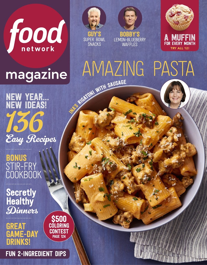 Food-Network January 01, 2018 Issue Cover