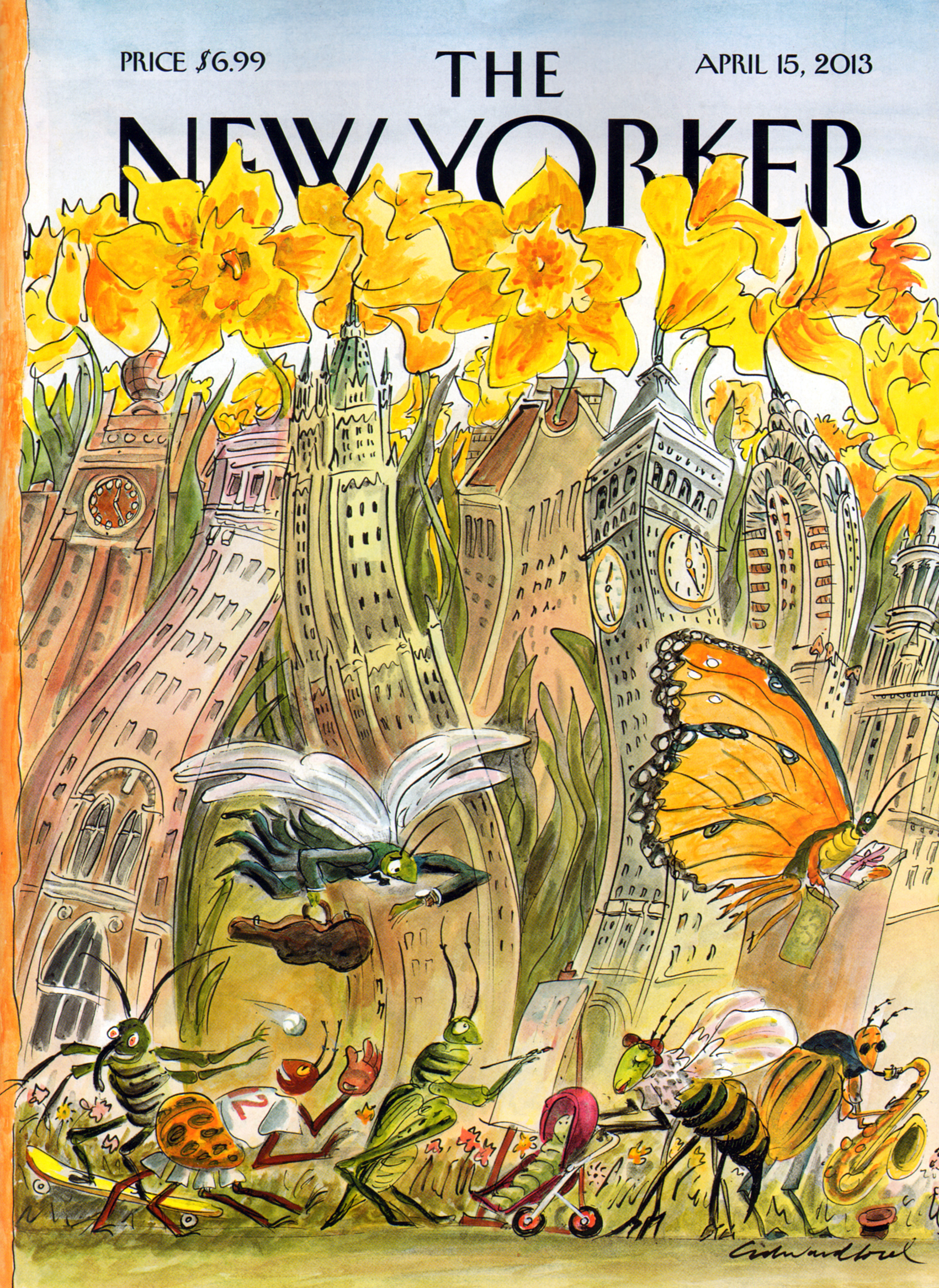 The-New-Yorker April 15, 2013 Issue Cover