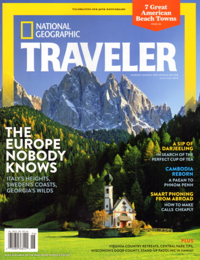 National Geographic Traveler June 01, 2014 Issue Cover