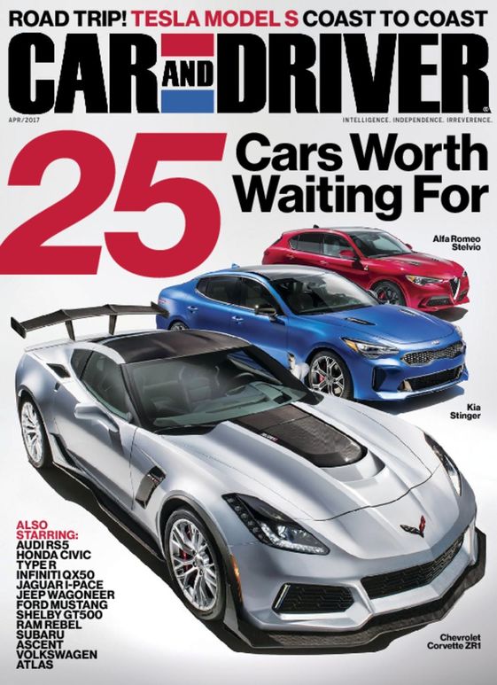 car-and-driver April 01, 2017 Issue Cover