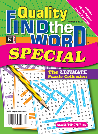 Quality Find The Word Special December 01, 2022 Issue Cover