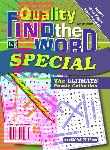 Quality Find The Word Special December 01, 2022 Issue Cover