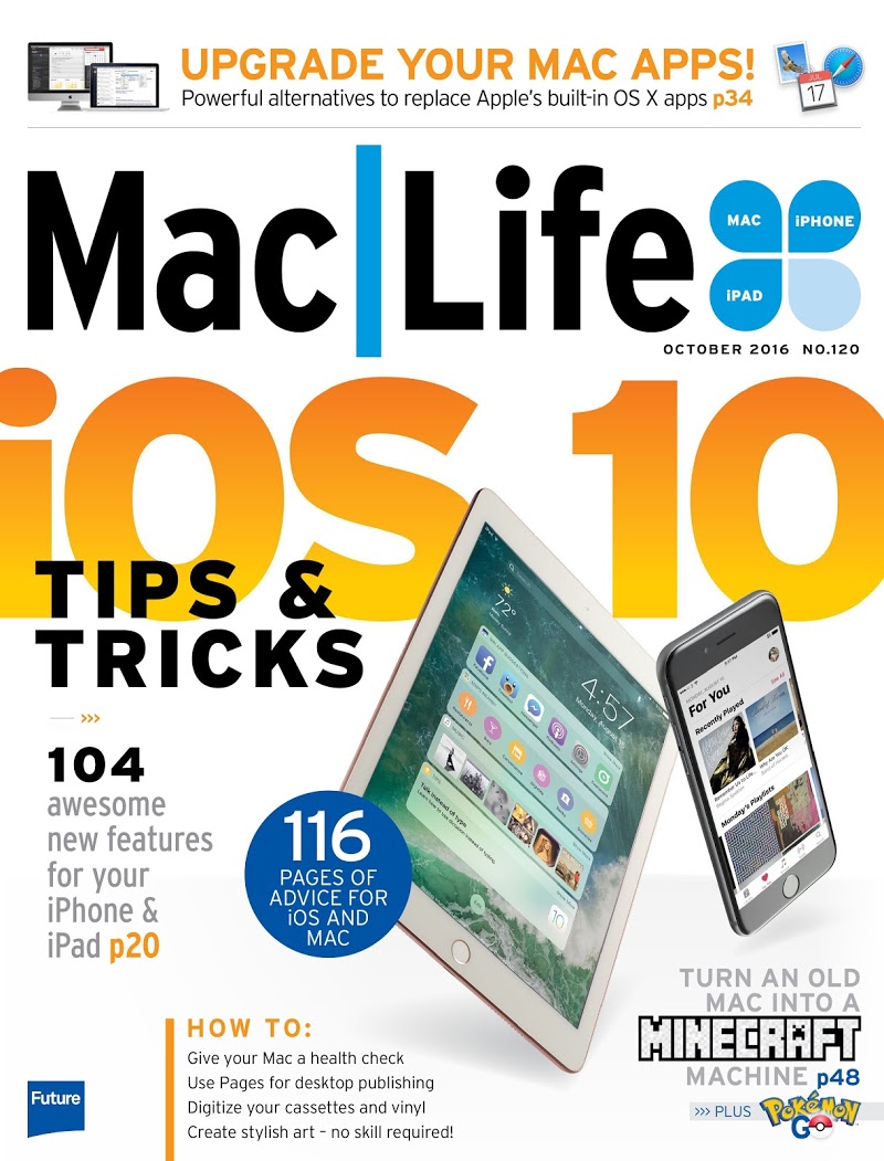 Mac-|-Life October 01, 2016 Issue Cover