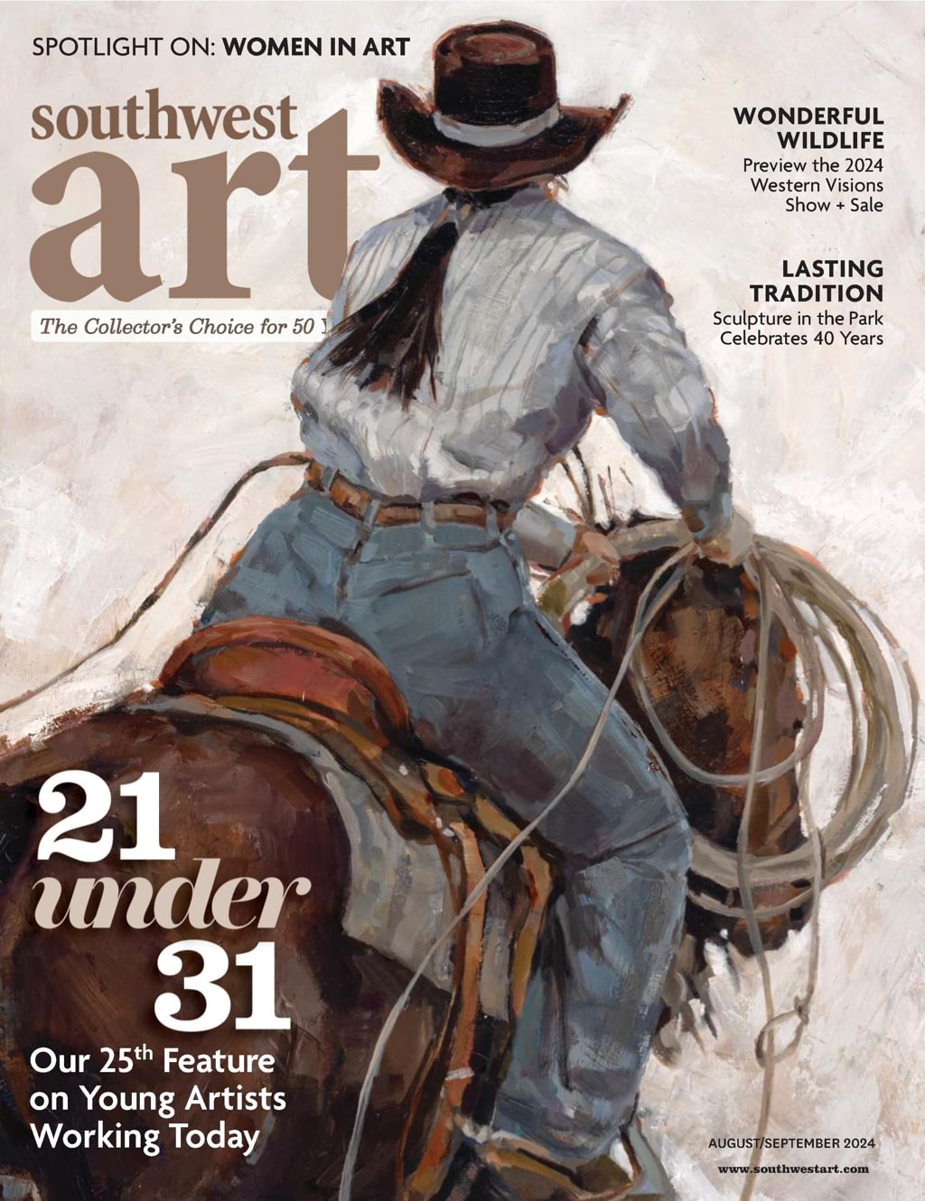 Southwest-Art August 01, 2024 Issue Cover