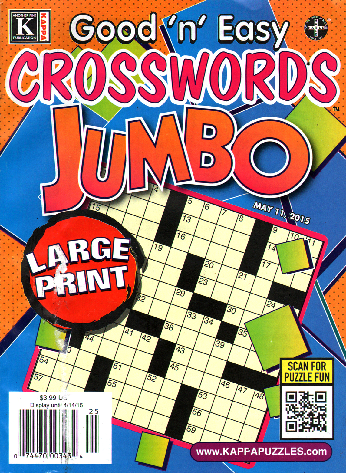 Good-N-Easy-Crosswords-Jumbo May 11, 2015 Issue Cover